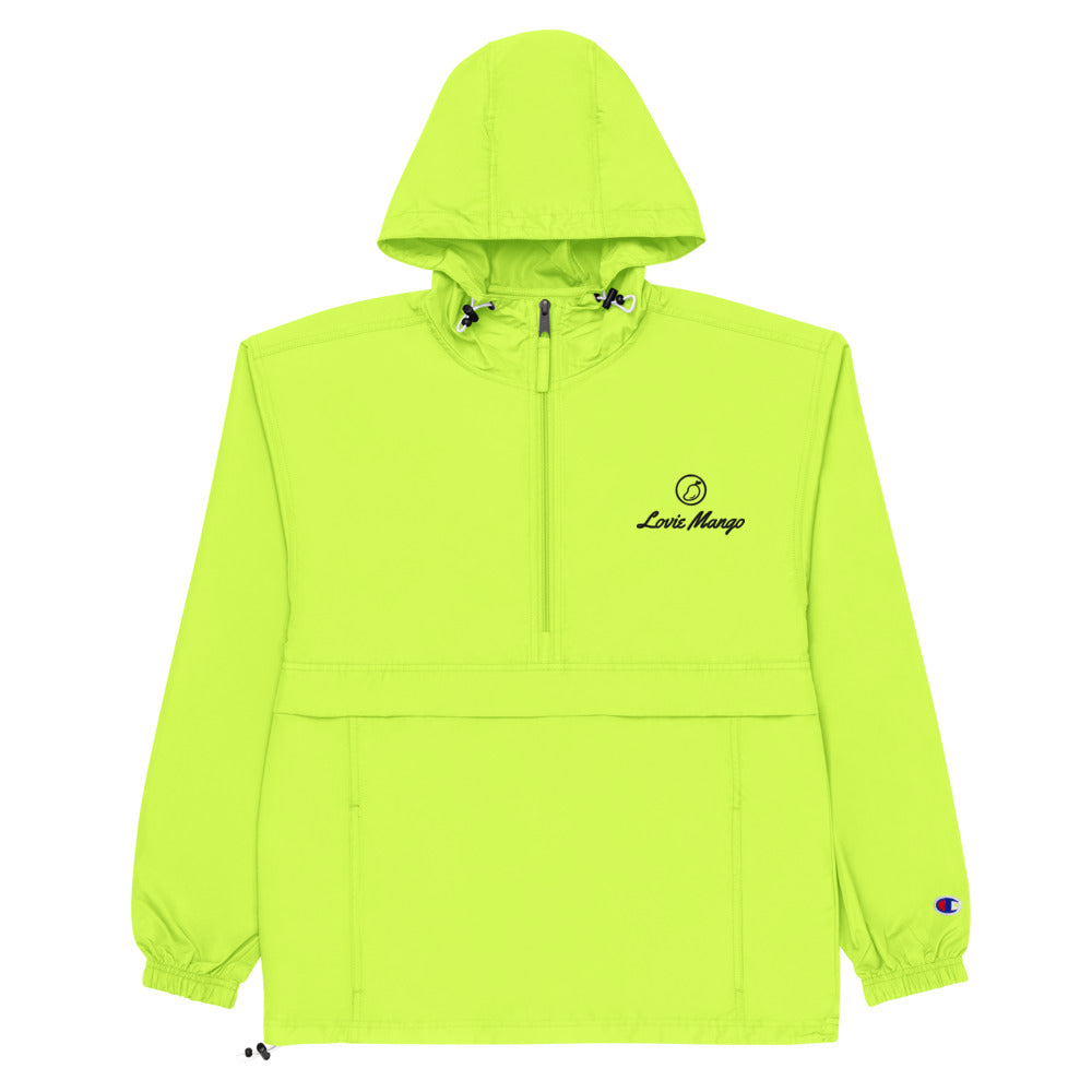 Lovie Mango Embroidered Champion Packable Jacket