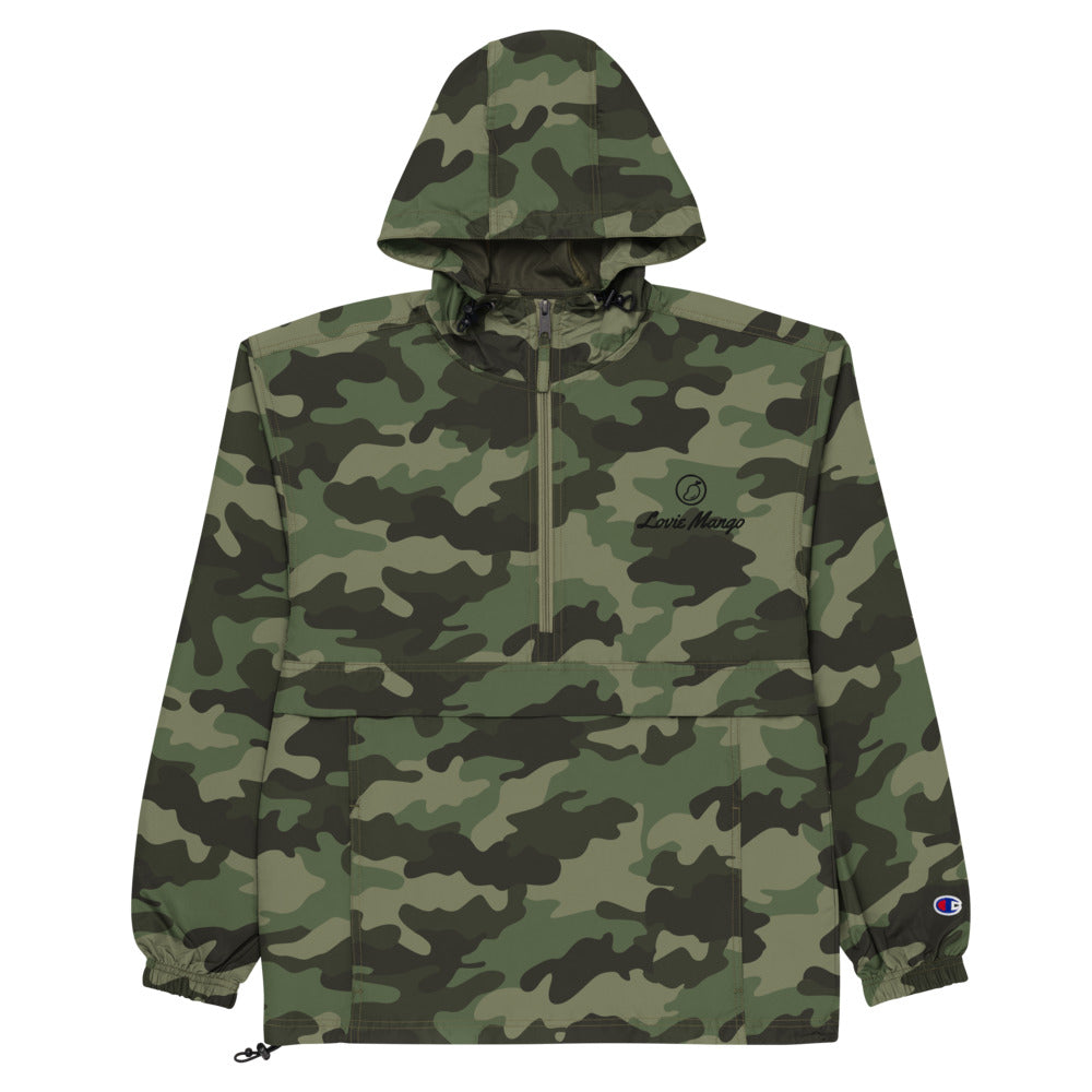 Lovie Mango Embroidered Champion Packable Jacket