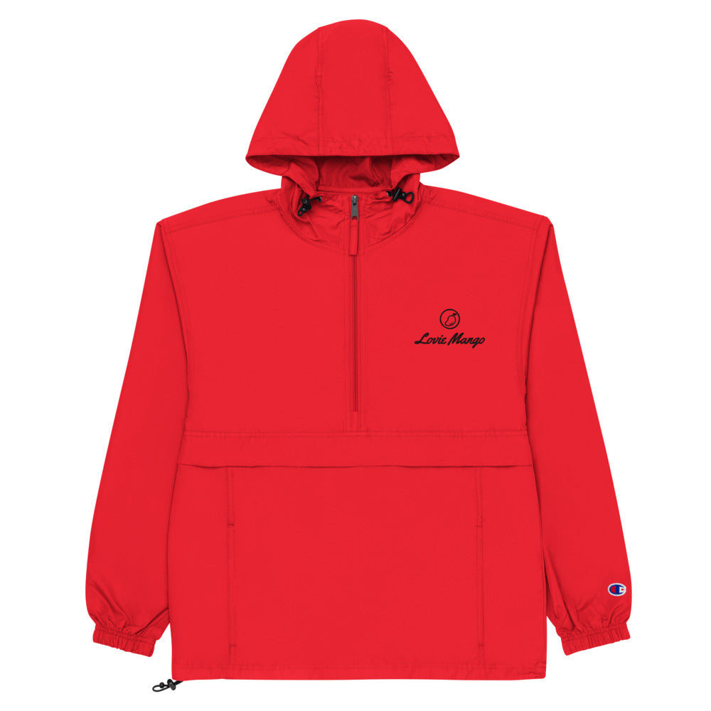 Lovie Mango Embroidered Champion Packable Jacket